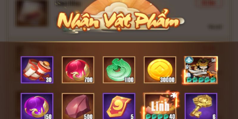 Tặng thưởng gift code với những câu hỏi
